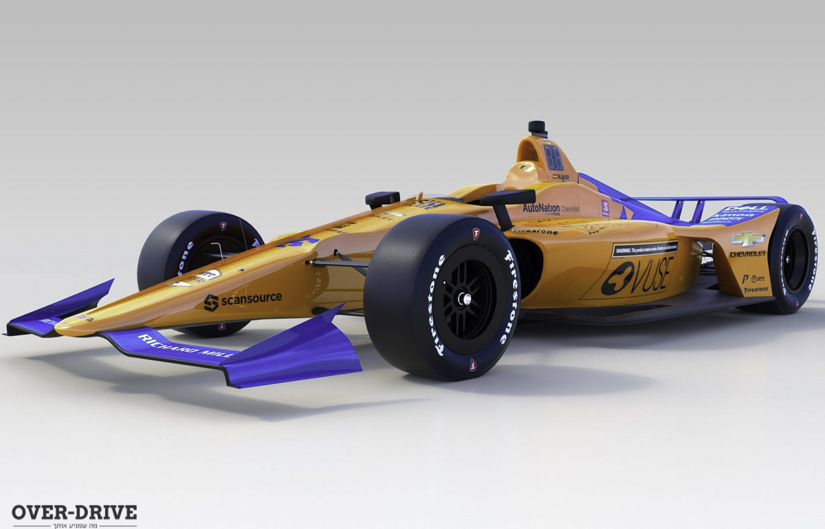 9 מעלות - אלונסו ומקלארן מתכוננים לאינדי 500